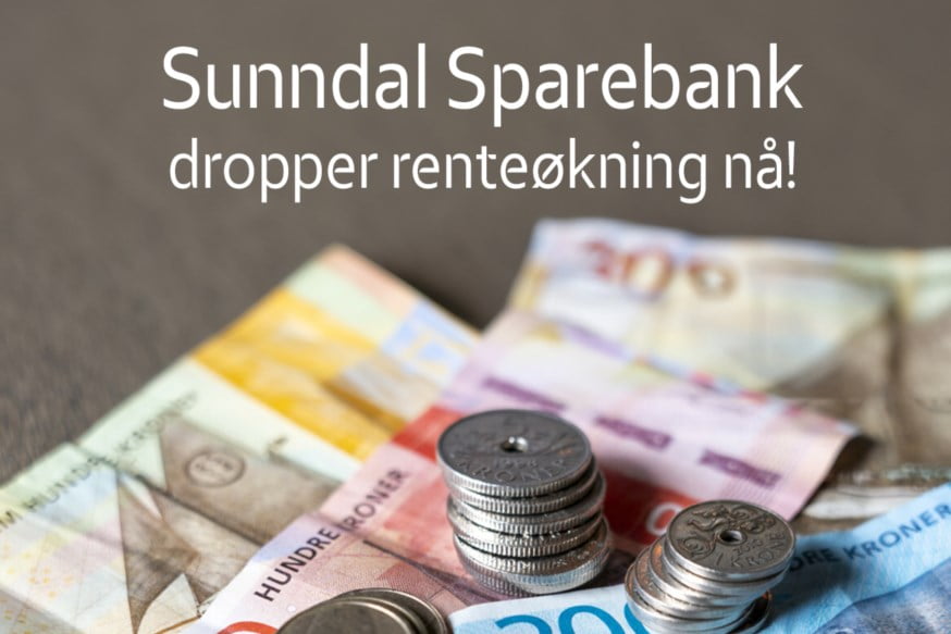 Sunndal Sparebank dropper renteokning na